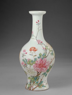 图片[1]-Pink peony flasks-China Archive